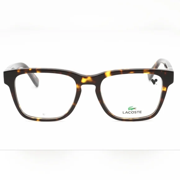 Lacoste LA1204T Tortoiseshell Rectangular Glasses -3.50 Rx - Picture 3 of 12